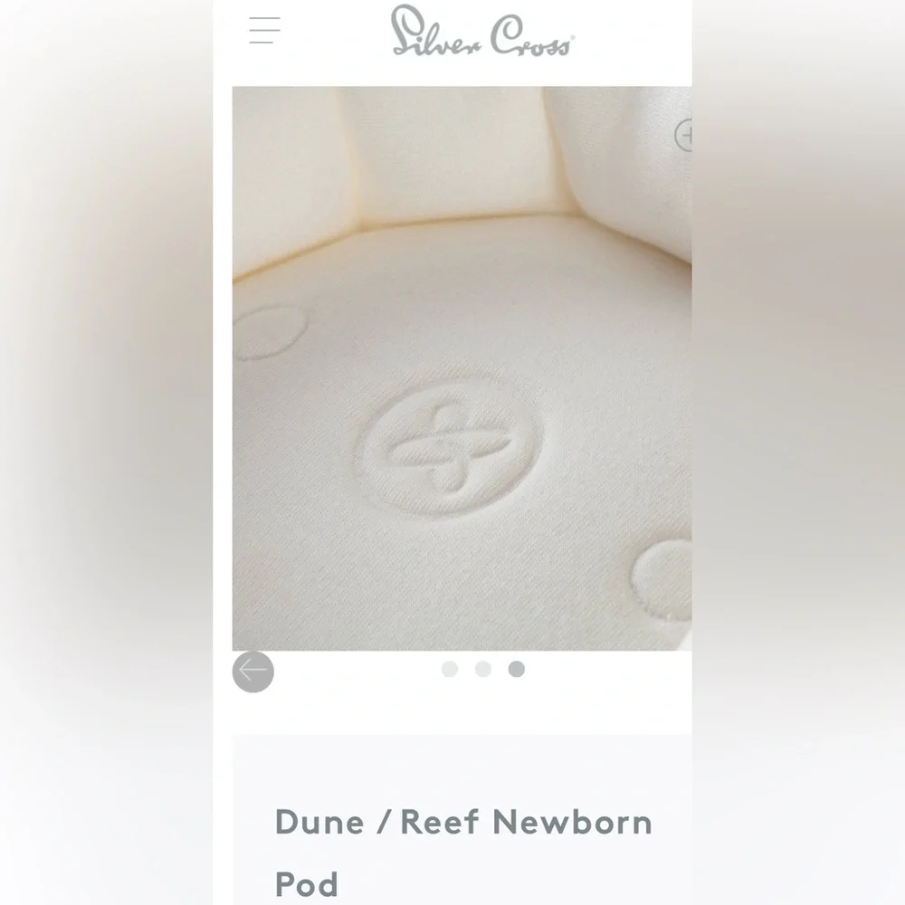 Silver Cross Dune / Reef Newborn Pod 👶 Fashion Choices : Stone NEW $ 199